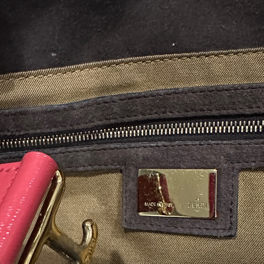 Fendi Zucca canvas bag, multicolored, canvas and leather chef de jour bag - Picture 10 of 14